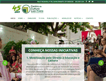 Tablet Screenshot of cclf.org.br